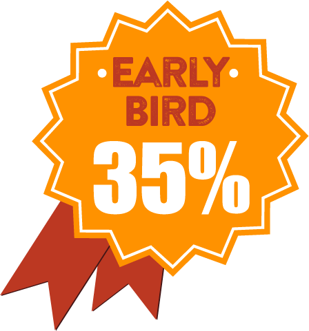 badge early bird booking